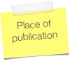 Place of publication