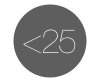 <25